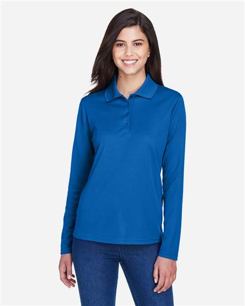 Women's Pinnacle Performance Long Sleeve Piqué Polo - True Royal