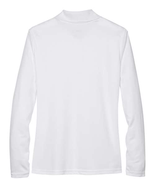 Women's Pinnacle Performance Long Sleeve Piqué Polo - White