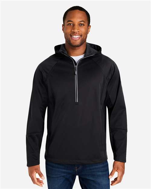 Unisex Techno Lite Pullover Anorak - Black