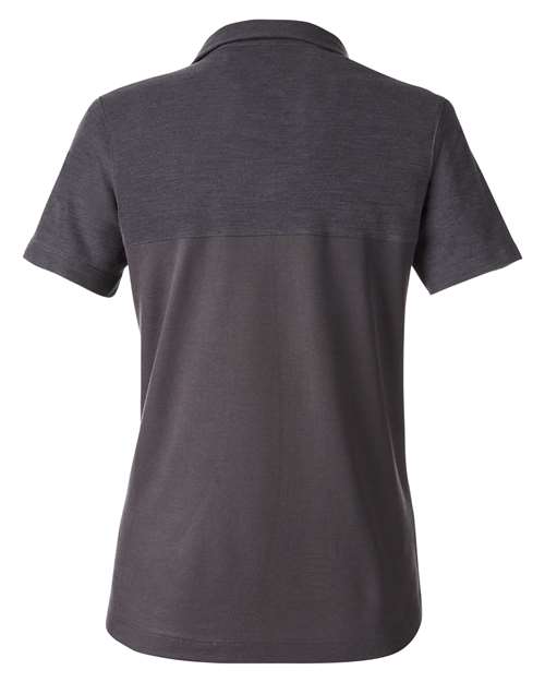 Women's Fusion ChromaSoft™ Colorblock Polo - Carbon/ Carbon Heather