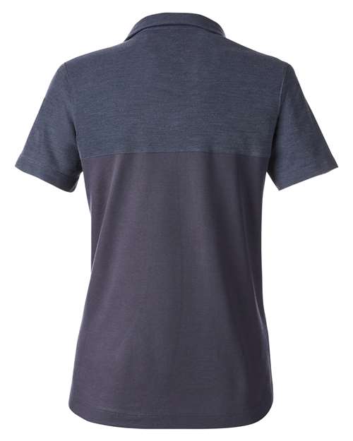 Women's Fusion ChromaSoft™ Colorblock Polo - Classic Navy/ Classic Navy Heather