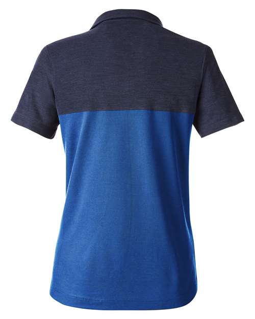 Women's Fusion ChromaSoft™ Colorblock Polo - True Royal/ Classic Navy Heather