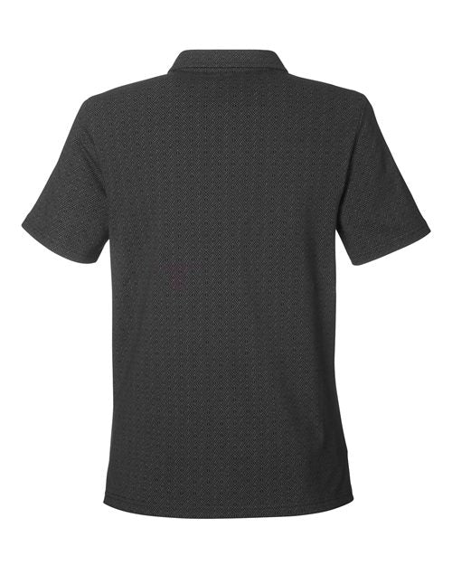 Women's Crownlux Performance® Geo Polo - Black/ Graphite