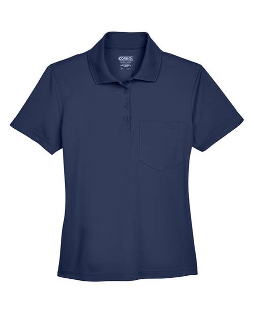 Women's Origin Performance Piqué Polo with Pocket - Classic Navy