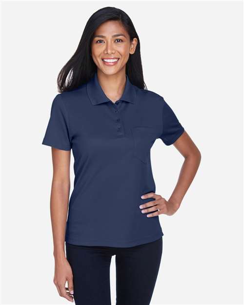 Women's Origin Performance Piqué Polo with Pocket - Classic Navy