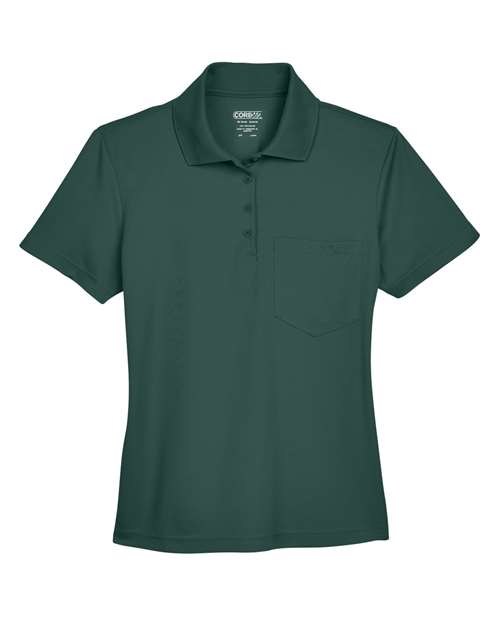 Women's Origin Performance Piqué Polo with Pocket - Forest