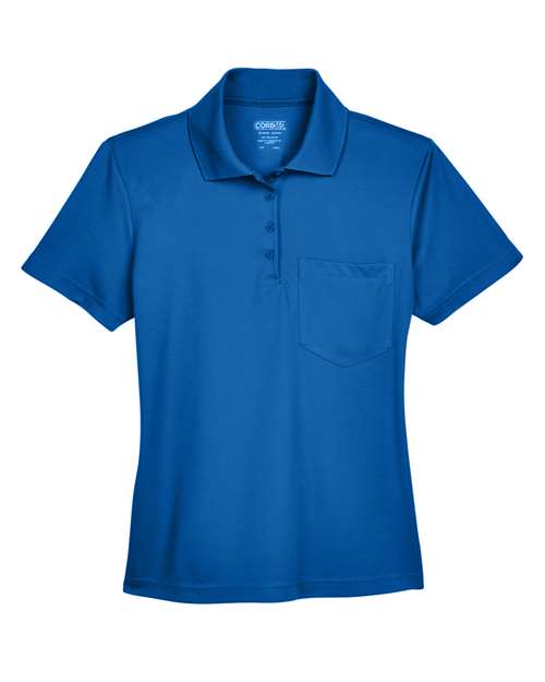 Women's Origin Performance Piqué Polo with Pocket - True Royal