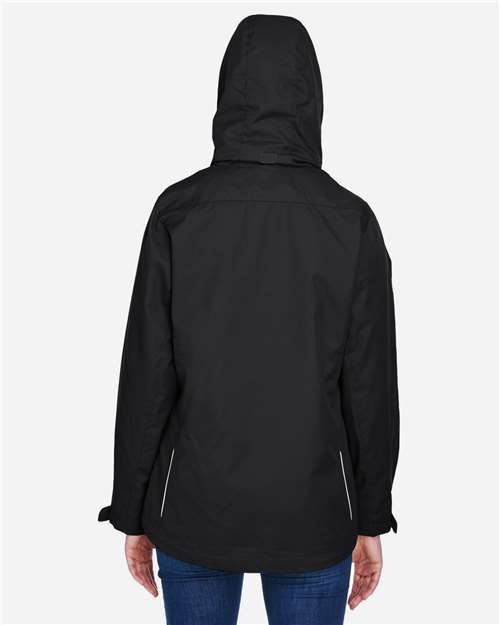 Women's 3-in-1 Jacket with Fleece Liner - Black