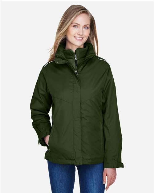 Women's 3-in-1 Jacket with Fleece Liner - Forest