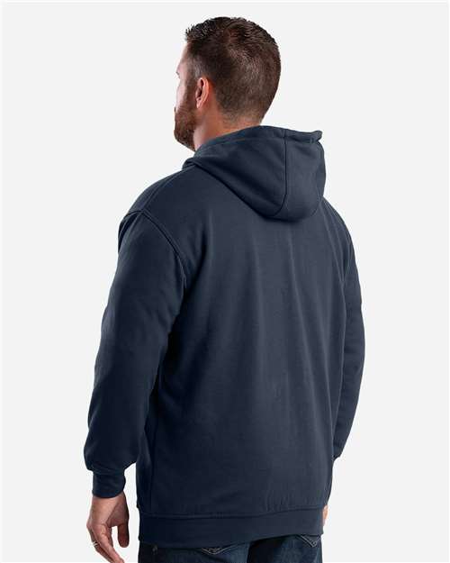 Men's Tall Heritage Thermal-Lined Full-Zip Hooded Sweatshirt - Navy
