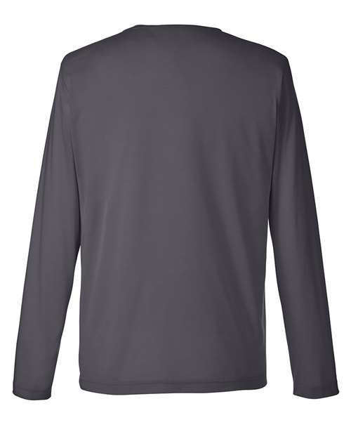 Unisex Fusion ChromaSoft™ Performance Long Sleeve T-Shirt - Carbon