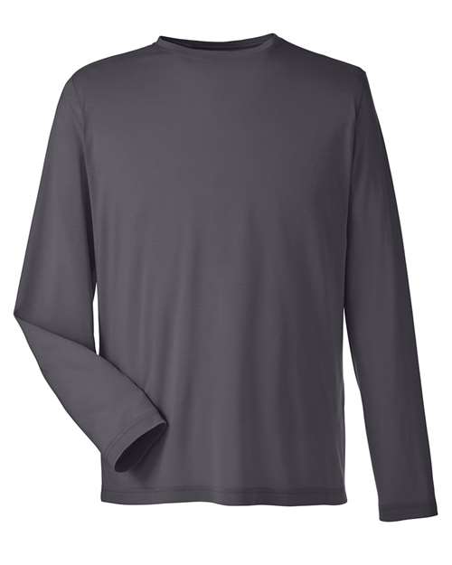 Unisex Fusion ChromaSoft™ Performance Long Sleeve T-Shirt - Carbon