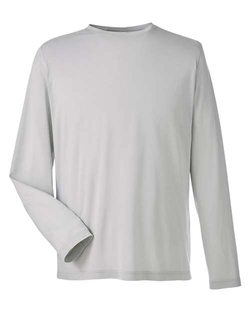 Unisex Fusion ChromaSoft™ Performance Long Sleeve T-Shirt - Platinum