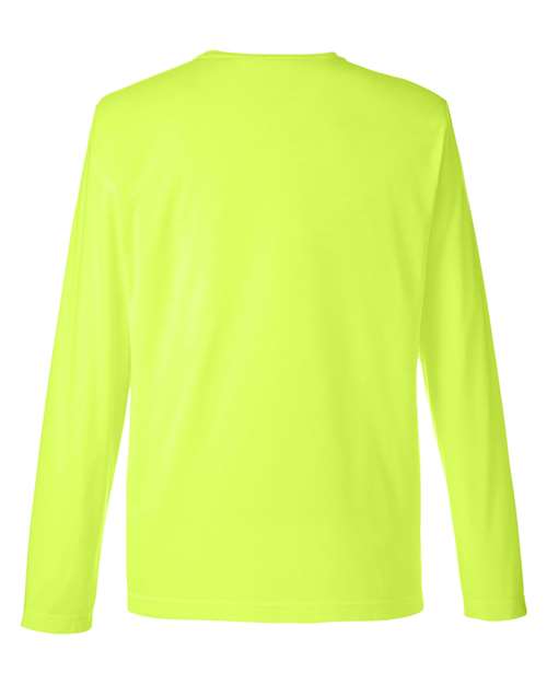 Unisex Fusion ChromaSoft™ Performance Long Sleeve T-Shirt - Safety Yellow