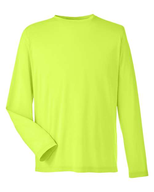 Unisex Fusion ChromaSoft™ Performance Long Sleeve T-Shirt - Safety Yellow