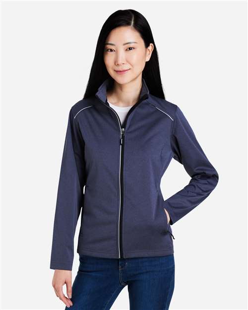 Women's Techno Lite Three-Layer Knit Tech-Shell - Classic Navy Heather