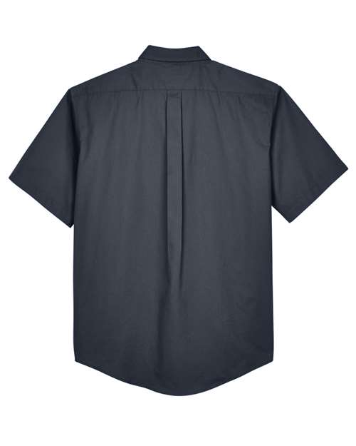 Men's Optimum Short Sleeve Twill Dress Shirt - Carbon