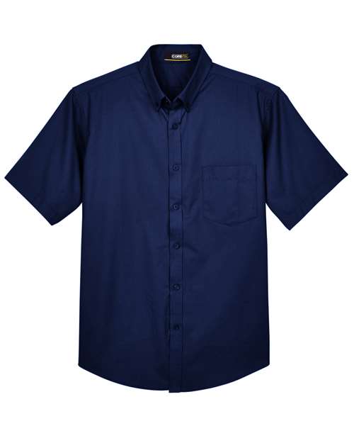 Men's Optimum Short Sleeve Twill Dress Shirt - Classic Navy