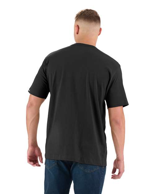 Men's Tall Heavyweight Pocket T-Shirt - Black