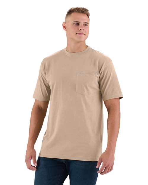 Men's Tall Heavyweight Pocket T-Shirt - Desert