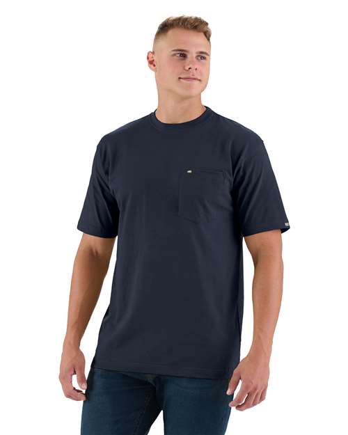 Men's Tall Heavyweight Pocket T-Shirt - Navy