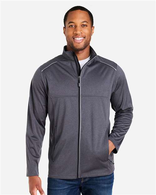 Men's Techno Lite Three-Layer Knit Tech-Shell - Carbon Heather