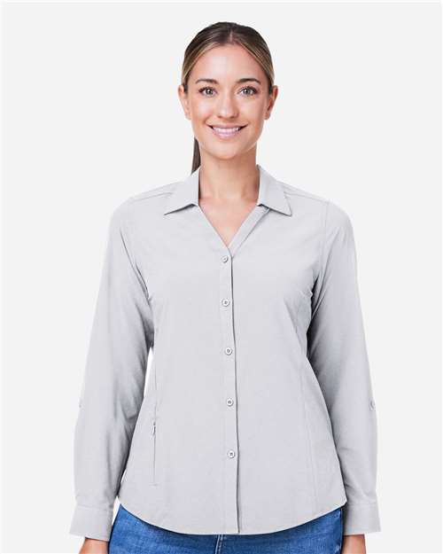 Women's Ultra UVP® Marina Shirt - Platinum
