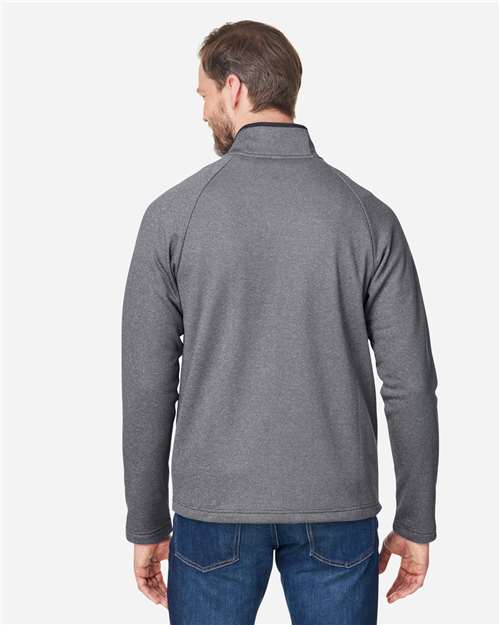 Men's Venture Heathered Stripe Full-Zip Jacket - Black/ White