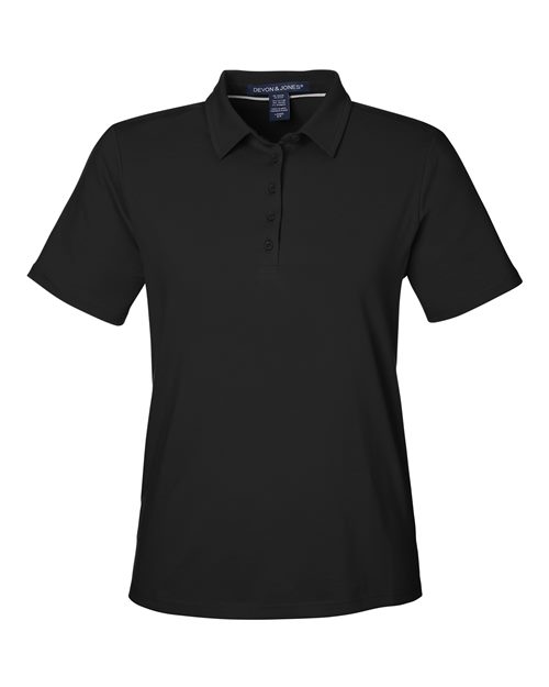 Women's Raleigh Stretch Polo - Black