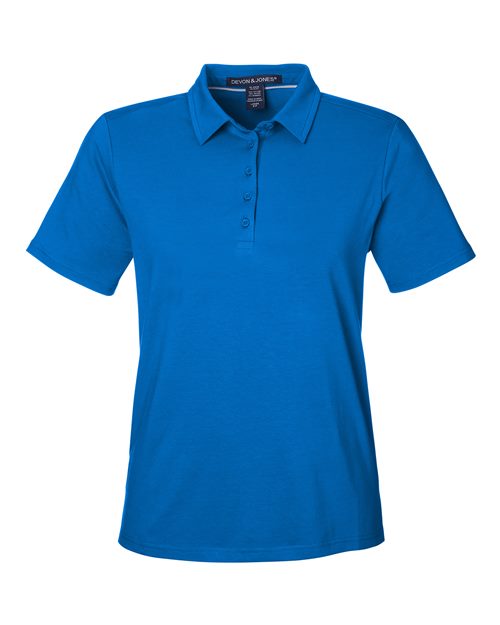 Women's Raleigh Stretch Polo - French Blue