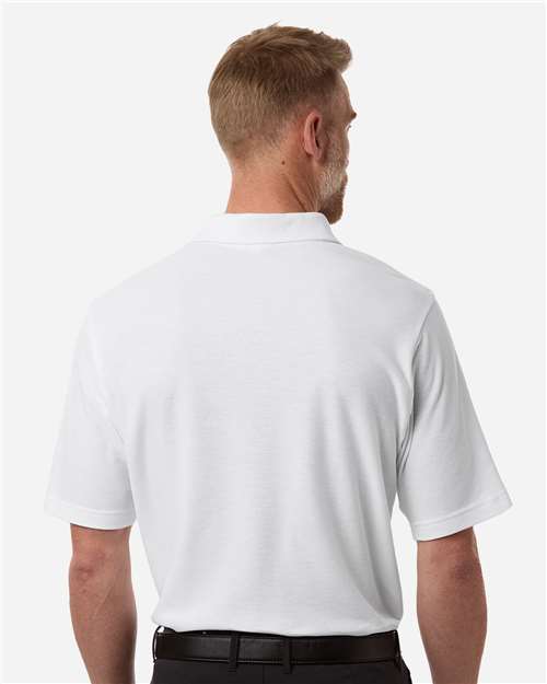 Men's Tall Resolve CVC Performance Pique Polo - White