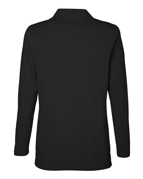 Women's Raleigh Shawl Collar Knit Top - Black