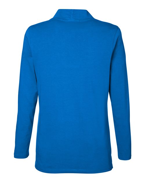 Women's Raleigh Shawl Collar Knit Top - French Blue