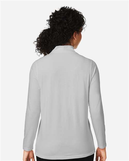 Women's Raleigh Shawl Collar Knit Top - Grey