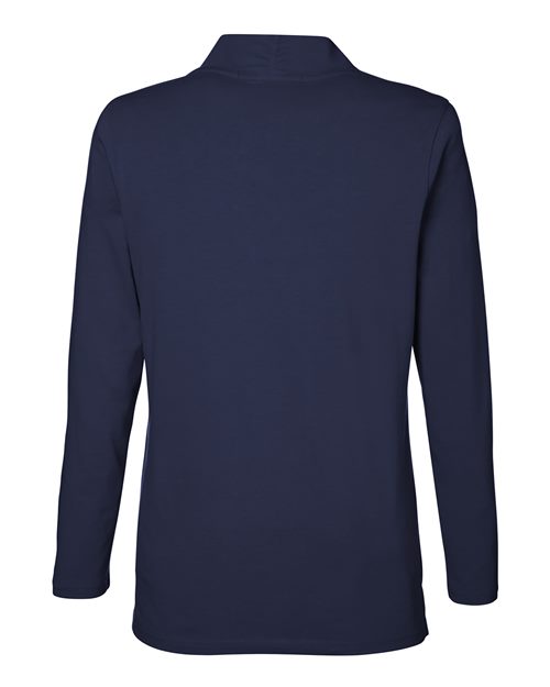 Women's Raleigh Shawl Collar Knit Top - Navy
