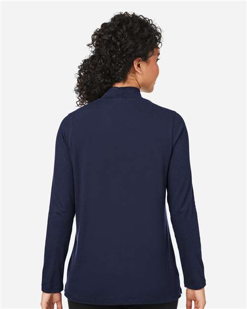 Women's Raleigh Shawl Collar Knit Top - Navy