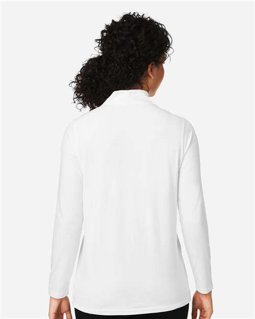 Women's Raleigh Shawl Collar Knit Top - White