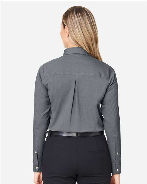 Women's CrownLux Performance® Spencer Poplin Dress Shirt - Graphite Melange