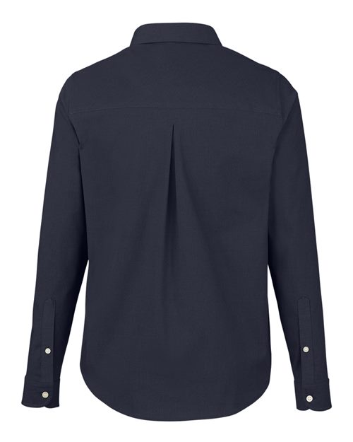 Women's CrownLux Performance® Spencer Poplin Dress Shirt - Navy Melange