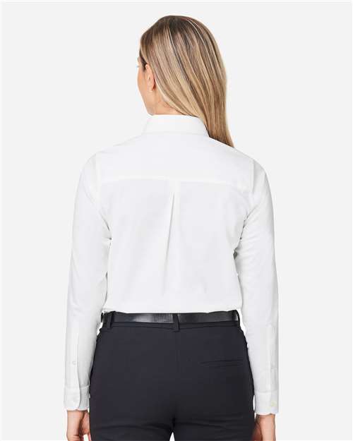 Women's CrownLux Performance® Spencer Poplin Dress Shirt - White