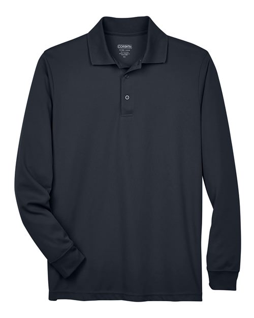 Men's Tall Pinnacle Performance Long Sleeve Piqué Polo - Carbon