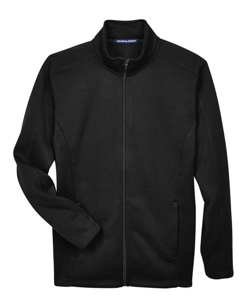 Men's Bristol Full-Zip Sweater Fleece Jacket - Black
