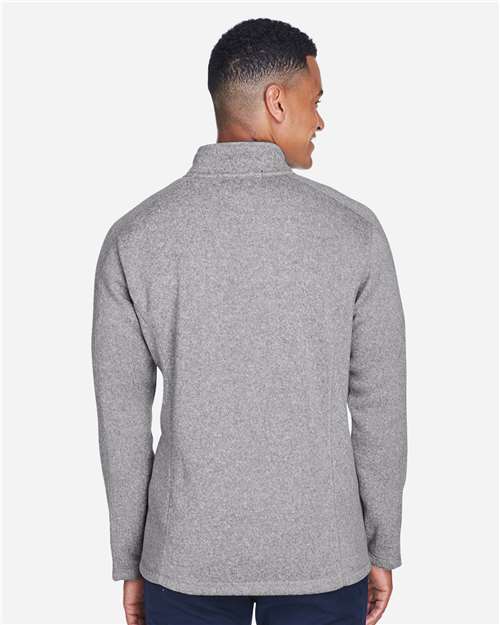 Men's Bristol Full-Zip Sweater Fleece Jacket - Grey Heather