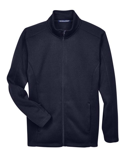 Men's Bristol Full-Zip Sweater Fleece Jacket - Navy