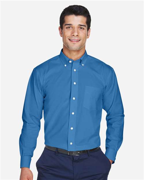 Men's Crown Collection® Oxford Woven Dress Shirt - French Blue