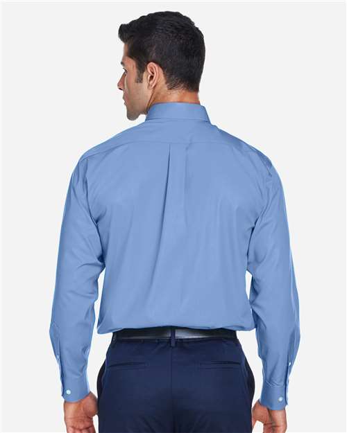 Men's Crown Collection® Oxford Woven Dress Shirt - Light Blue
