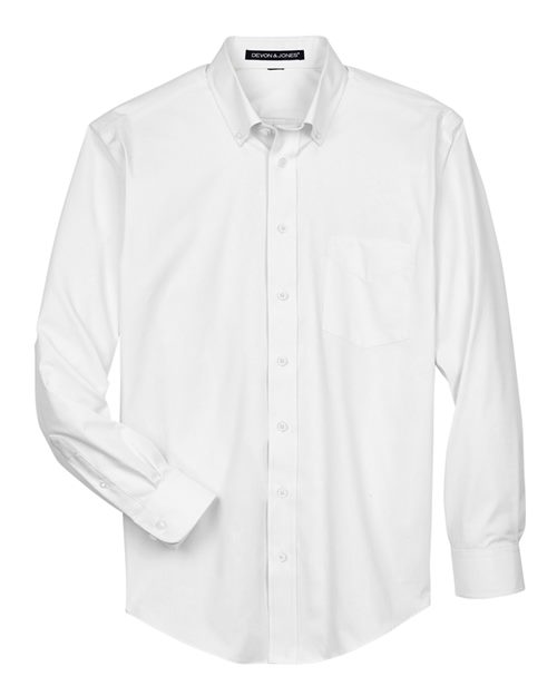 Men's Crown Collection® Oxford Woven Dress Shirt - White