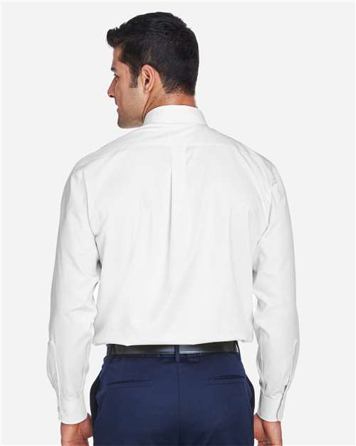 Men's Crown Collection® Oxford Woven Dress Shirt - White