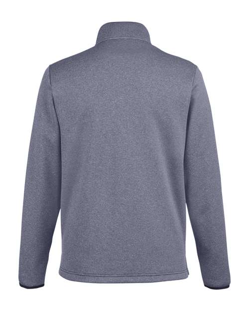 Men's Venture Heathered Stripe Quarter-Zip Pullover - Classic Navy/ White