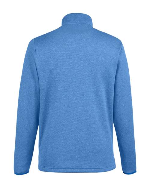 Men's Venture Heathered Stripe Quarter-Zip Pullover - True Royal/ White